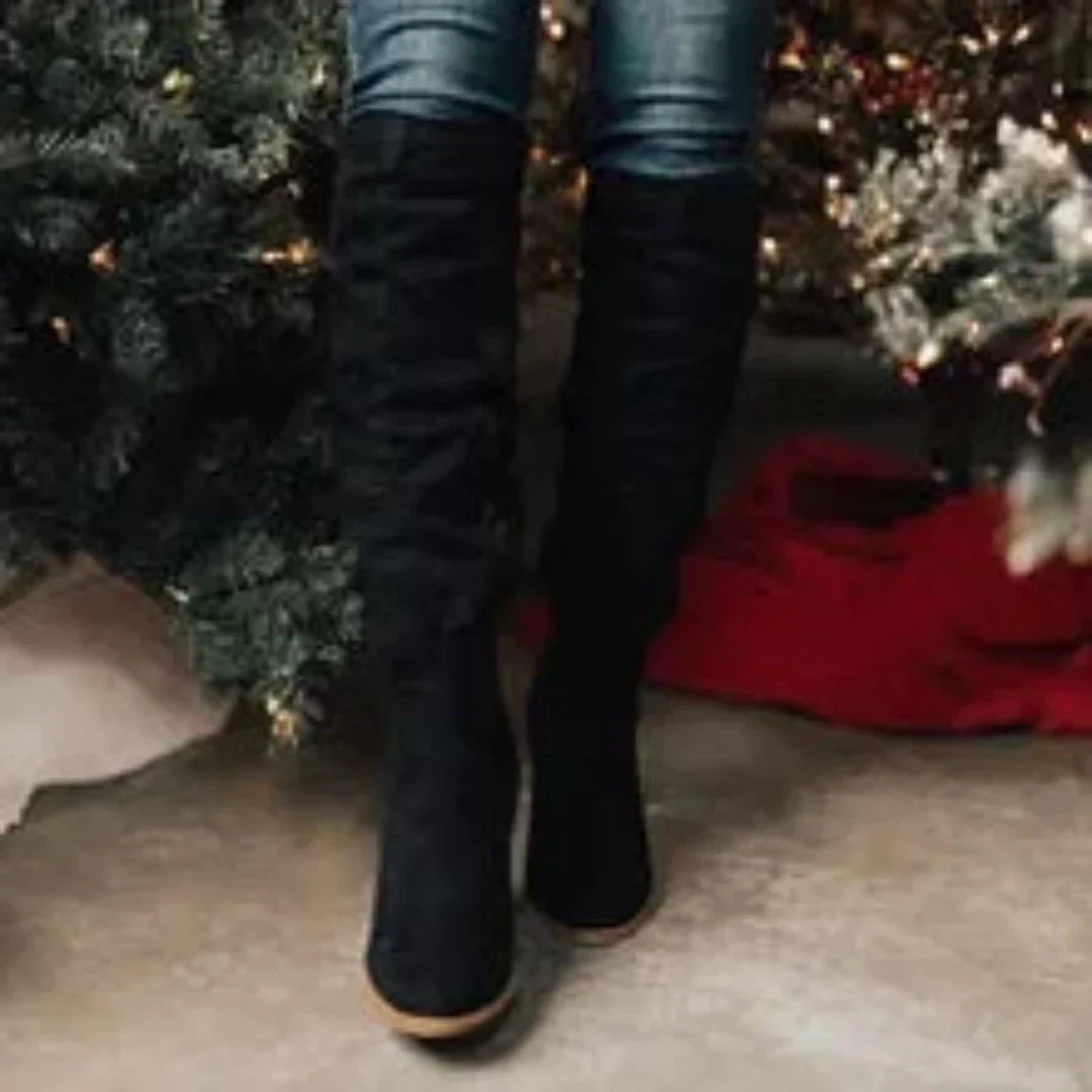 EB | Bequeme Cowboy Stiefel mit Verspielten Details und Eleganter Ausstrahlung