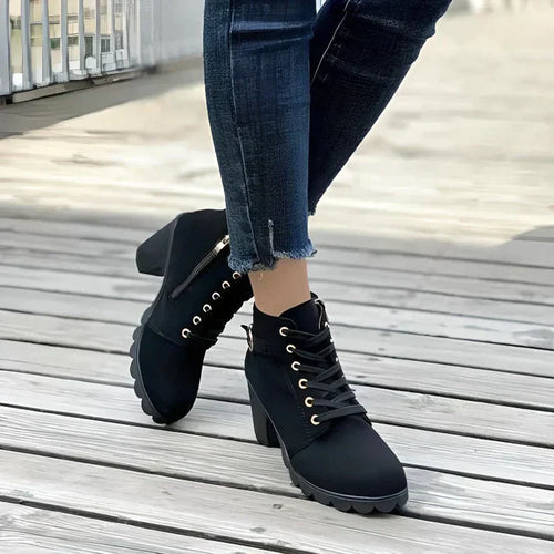 EB | Damen Stiefeletten mit Reißverschluss