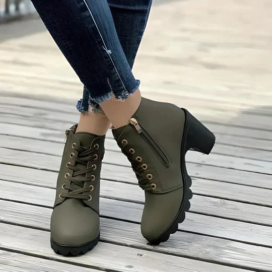 EB | Damen Stiefeletten mit Reißverschluss