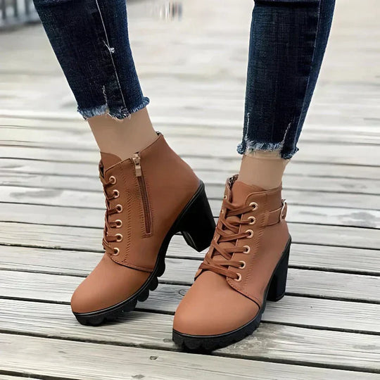EB | Damen Stiefeletten mit Reißverschluss