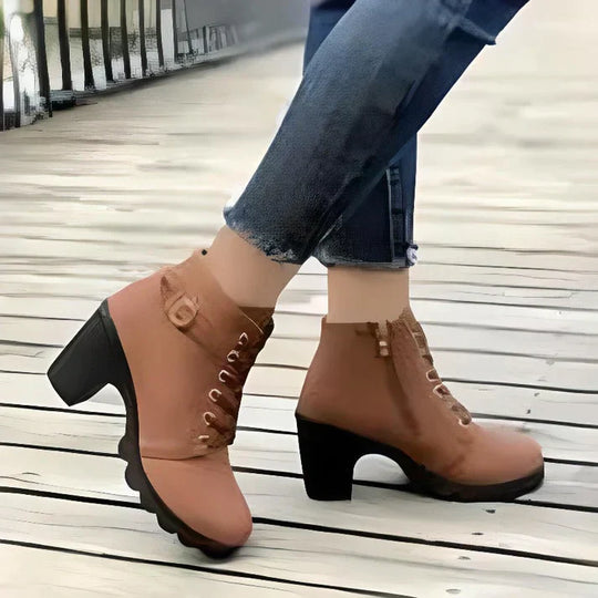 EB | Damen Stiefeletten mit Reißverschluss