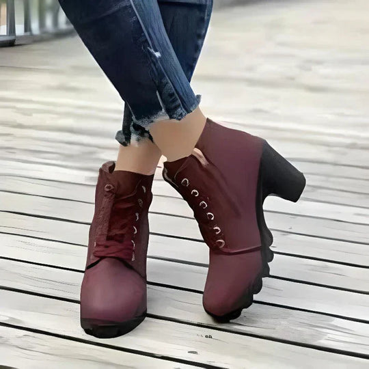 EB | Damen Stiefeletten mit Reißverschluss