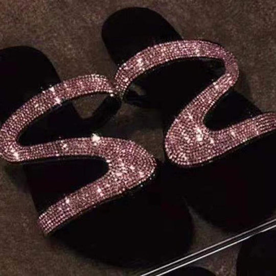 EB | Elegante Glitzer-Sandale für Damen : 2024 Edition