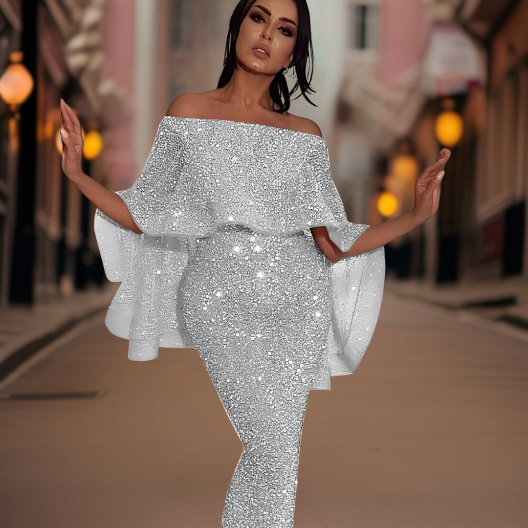 Everly | Off-Shoulder-Kleid mit Rüschen
