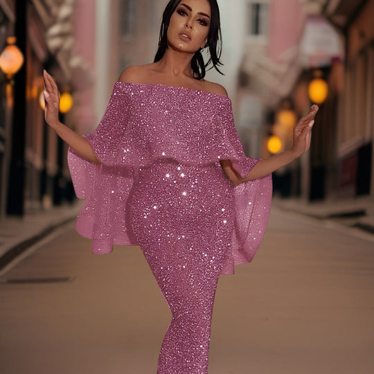 Everly | Off-Shoulder-Kleid mit Rüschen