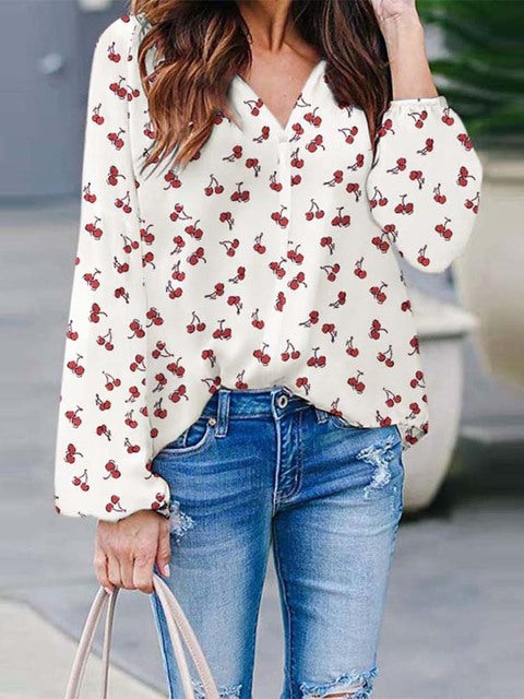 EB | Mode Kirschen Bluse